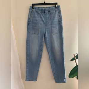 Madewell Pull on jeans elastic waist tall xs